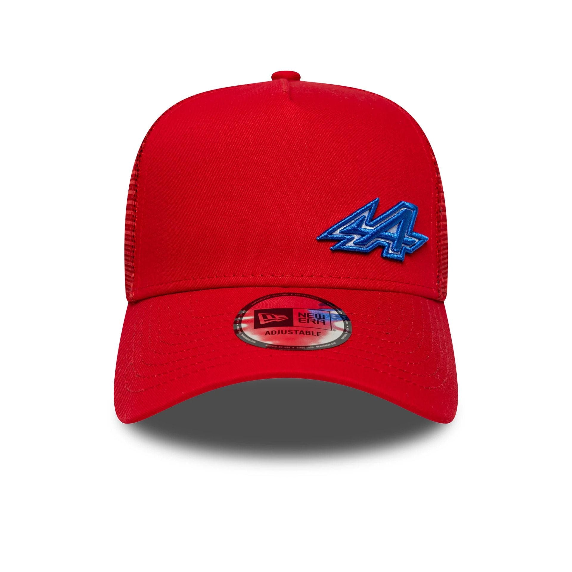 This is a Alpine Racing Flawless Team Red 9FORTY A-Frame Trucker Adjustable Cap 2