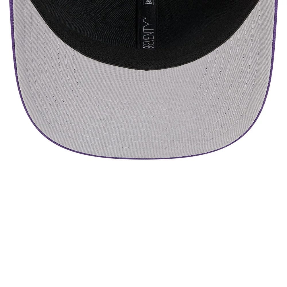 This is a LA Lakers NBA Statement Purple 9SEVENTY Stretch Snap Adjustable Cap 2