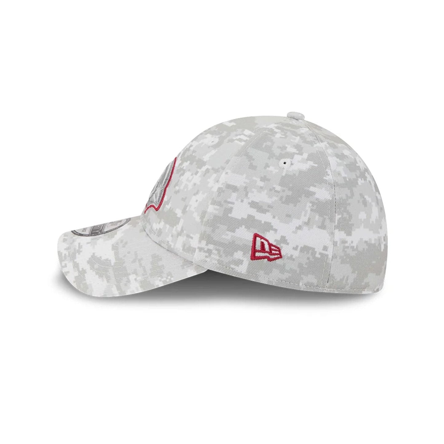 This is a Arizona Cardinals NFL Salute To Service 2025 Grey Camo 39THIRTY Stretch Fit Cap 7