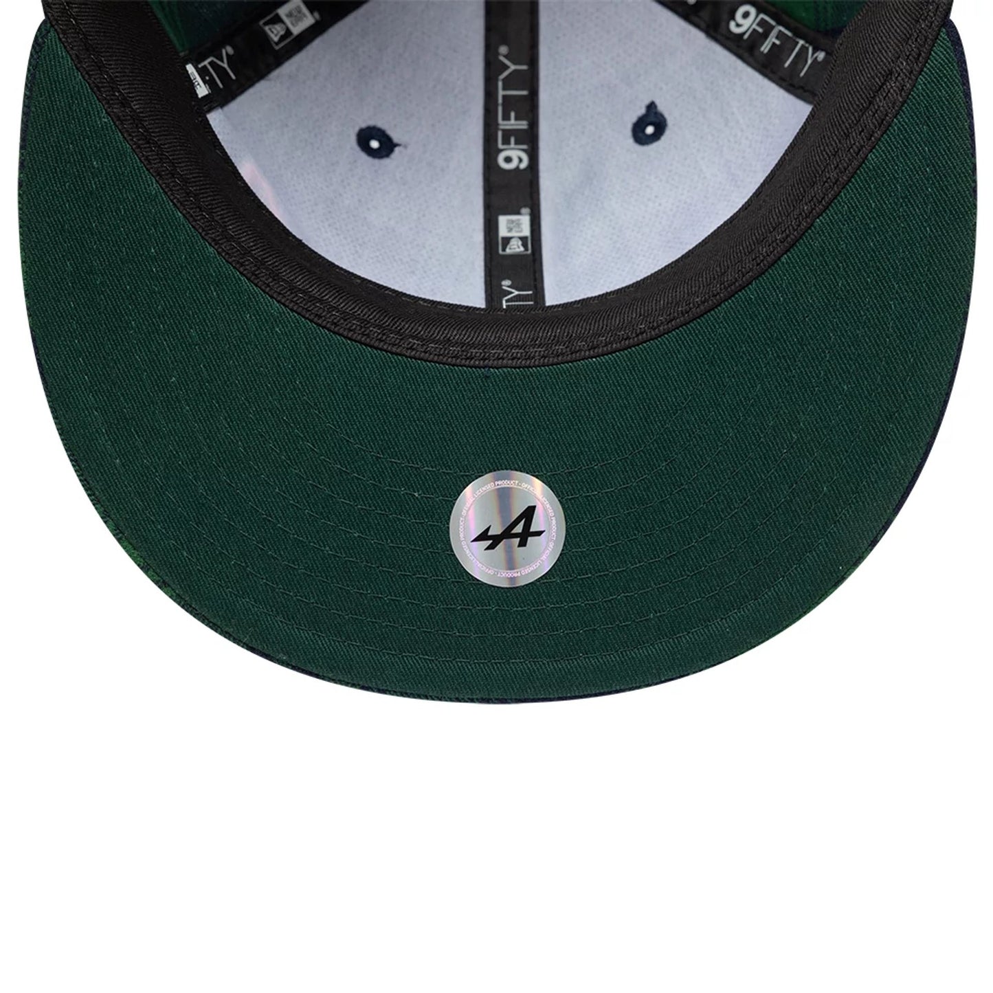 This is a Alpine Racing Plaid Dark Green Retro Crown 9FIFTY Snapback Adjustable Cap 7