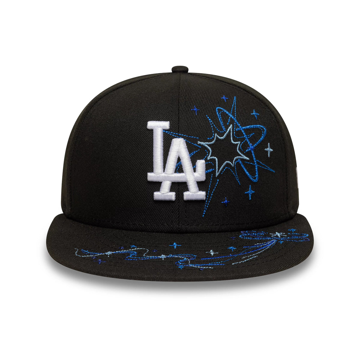 This is a LA Dodgers MLB Zodiac Black 59FIFTY Fitted Cap 2