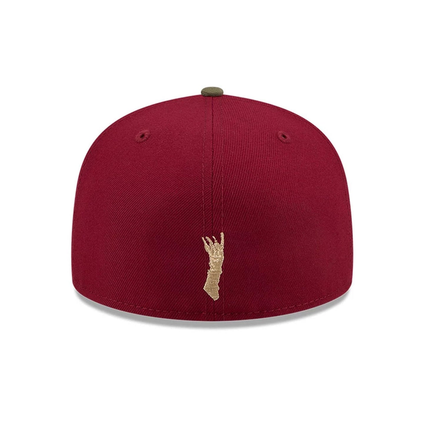 This is a A Nightmare On Elm Street Dark Red 59FIFTY Fitted Cap 7