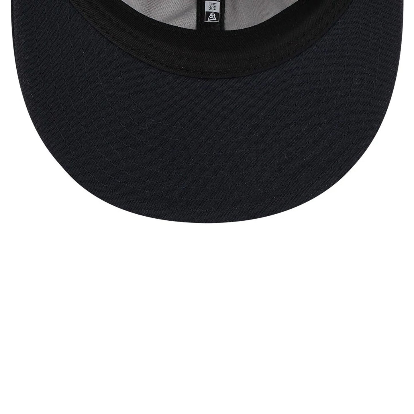 This is a Las Vegas Raiders NFL Grunge Style Plaid Open Blue Retro Crown 9FIFTY Adjustable Cap 6