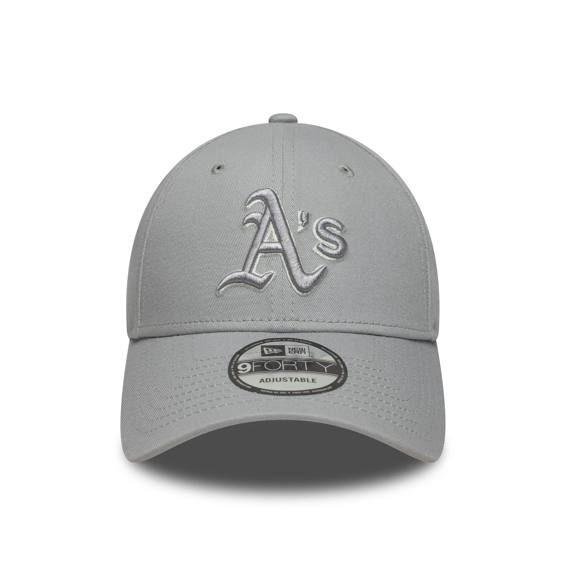 Pictured is this MLB Team Outline Athletics 9FORTY in grey. 2