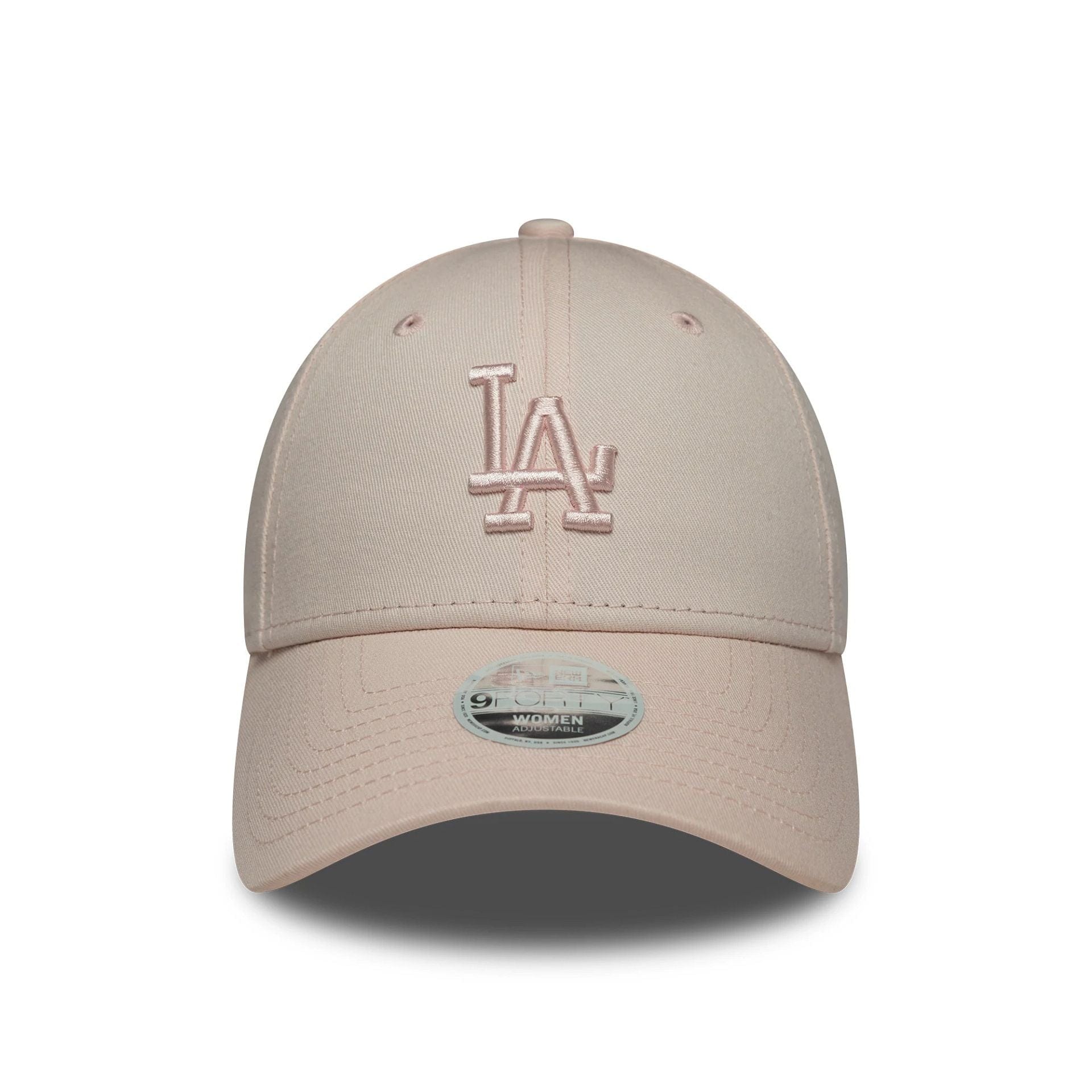 Pictured is this Womens MLB League Essential Midi LA Dodgers 9FORTY in pastel pink. 2