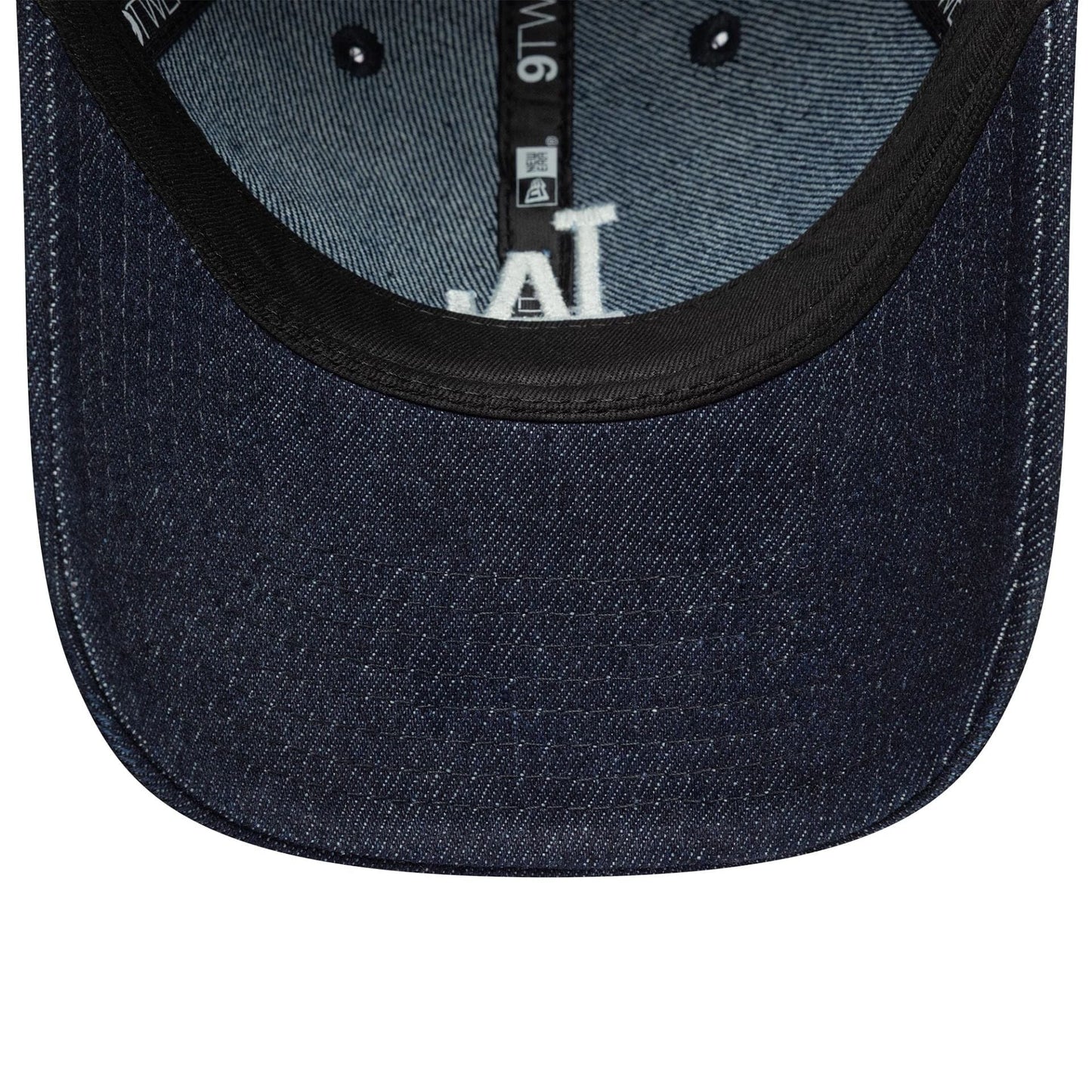 Pictured is this Womens MLB Denim Stitch LA Dodgers 9TWENTY in navy. 5