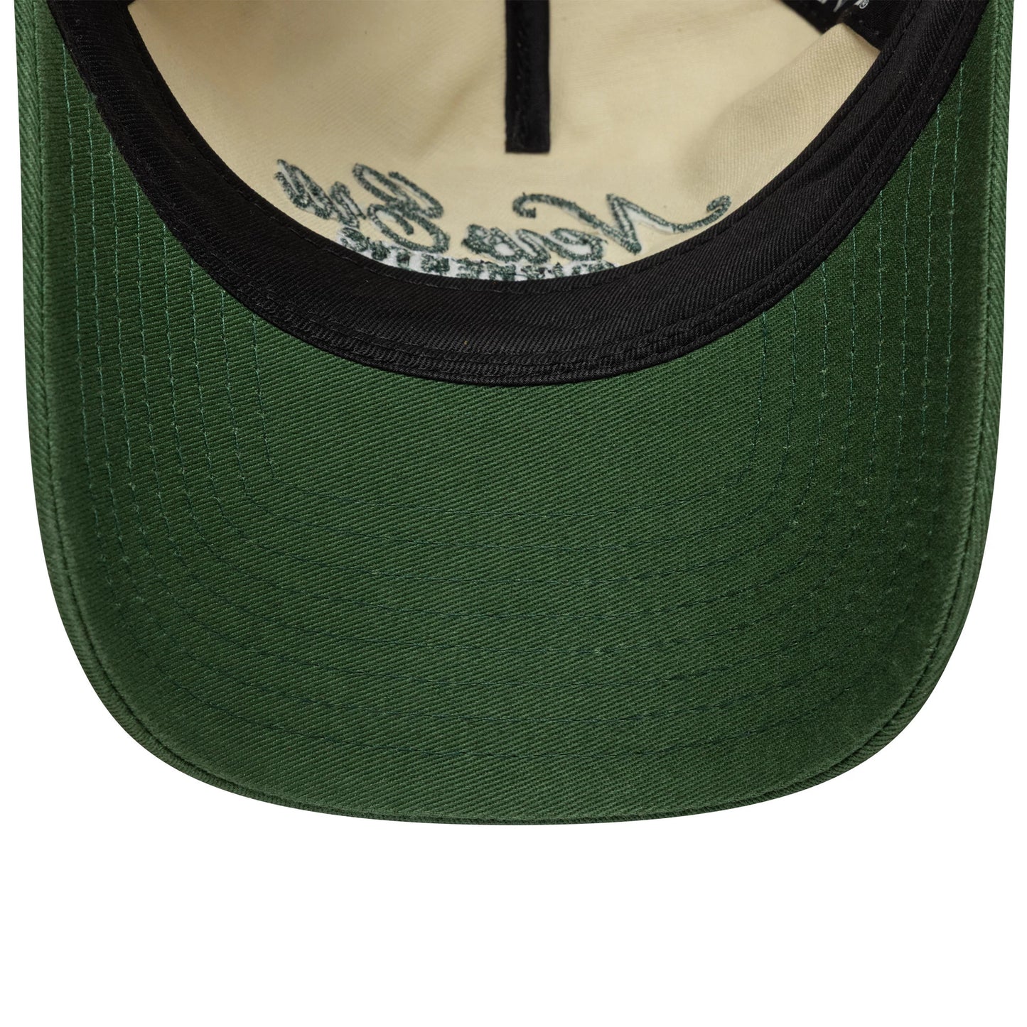 Pictured is this Womens New Era 9TWENTY A-Frame in Cream. 5