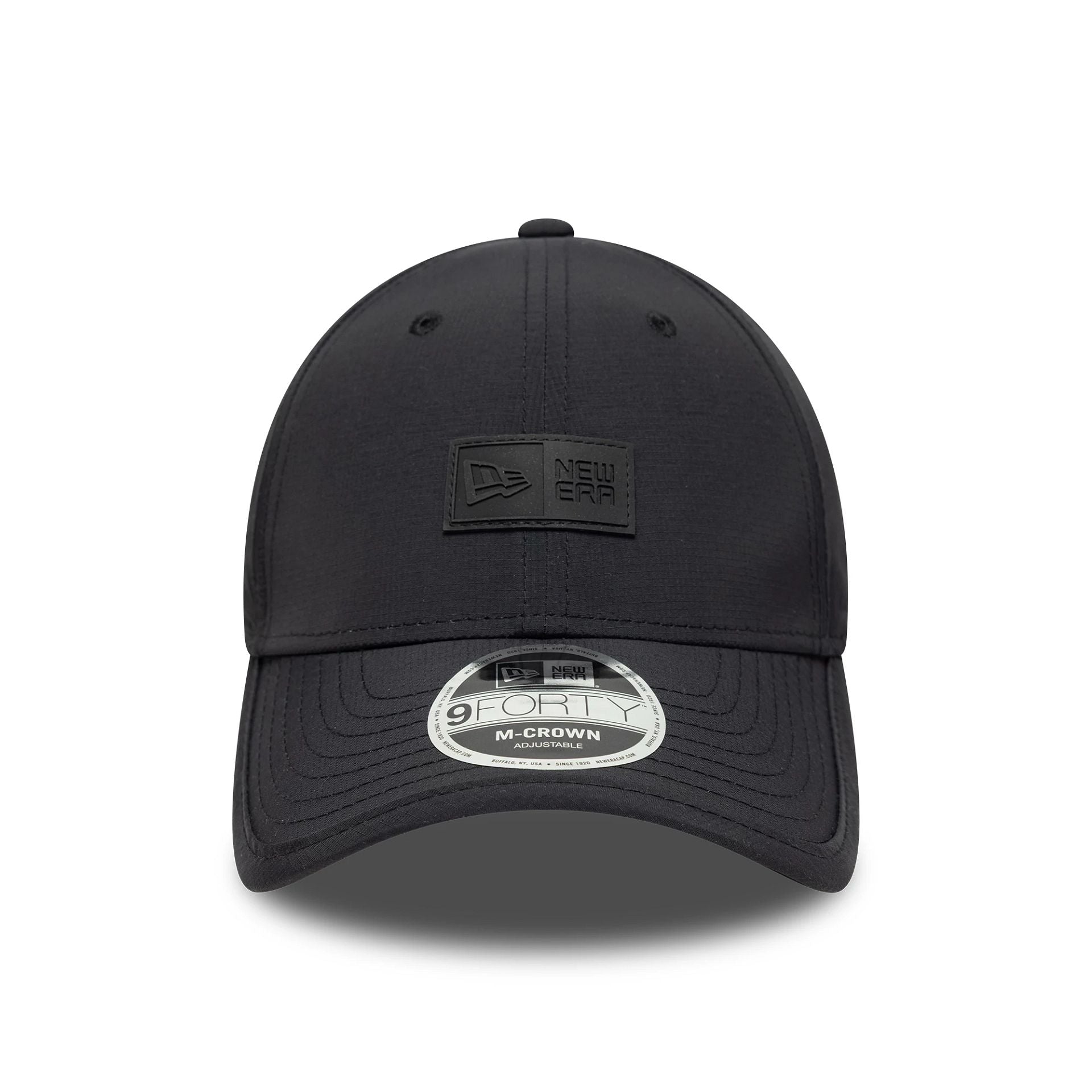 Pictured is this New Era Sport 9FORTY M-Crown in black. 2