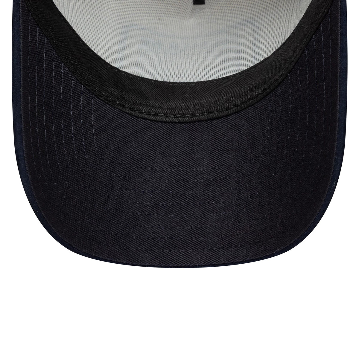 Pictured is this New Era Patch Suede 9FORTY E-Frame in cream & navy. 5
