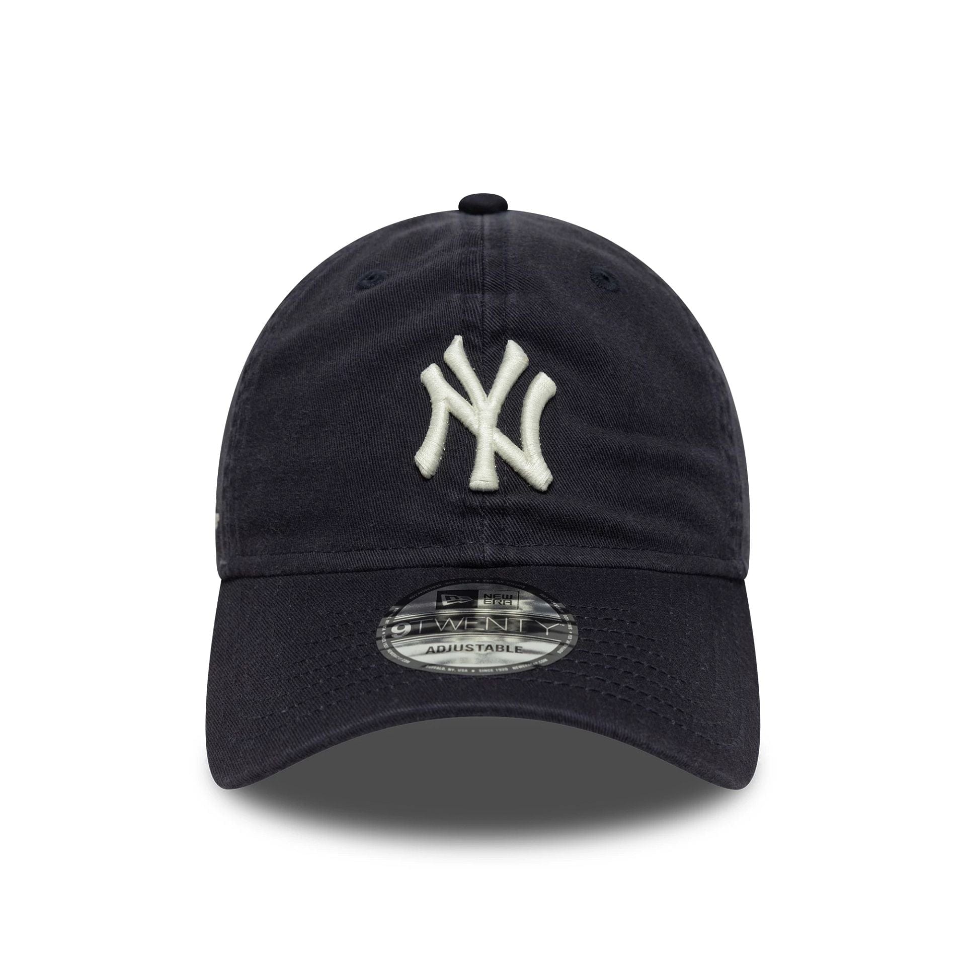 Pictured is this MLB Washed Script New York Yankees 9TWENTY in navy. 2