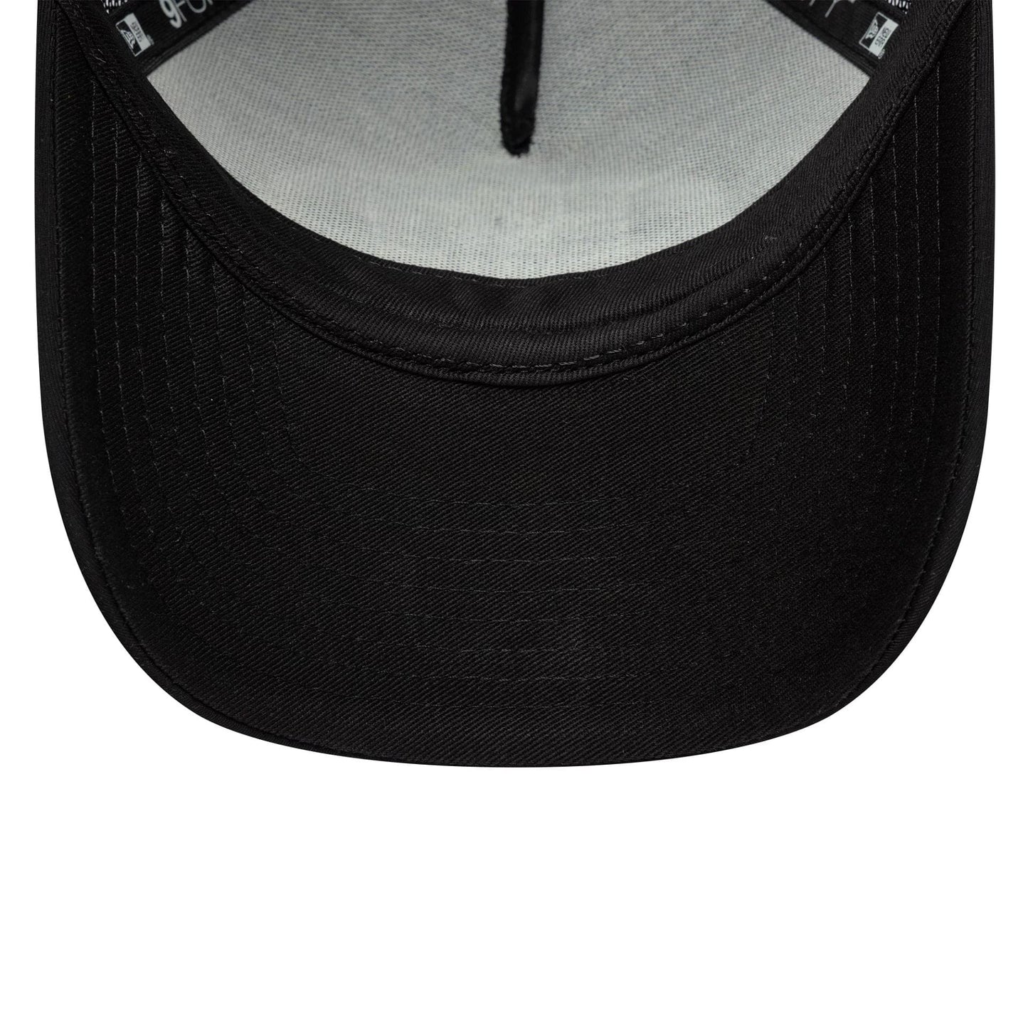 Pictured is this New Era Graphic 9FORTY M-Crown A-Frame Trucker in black. 5