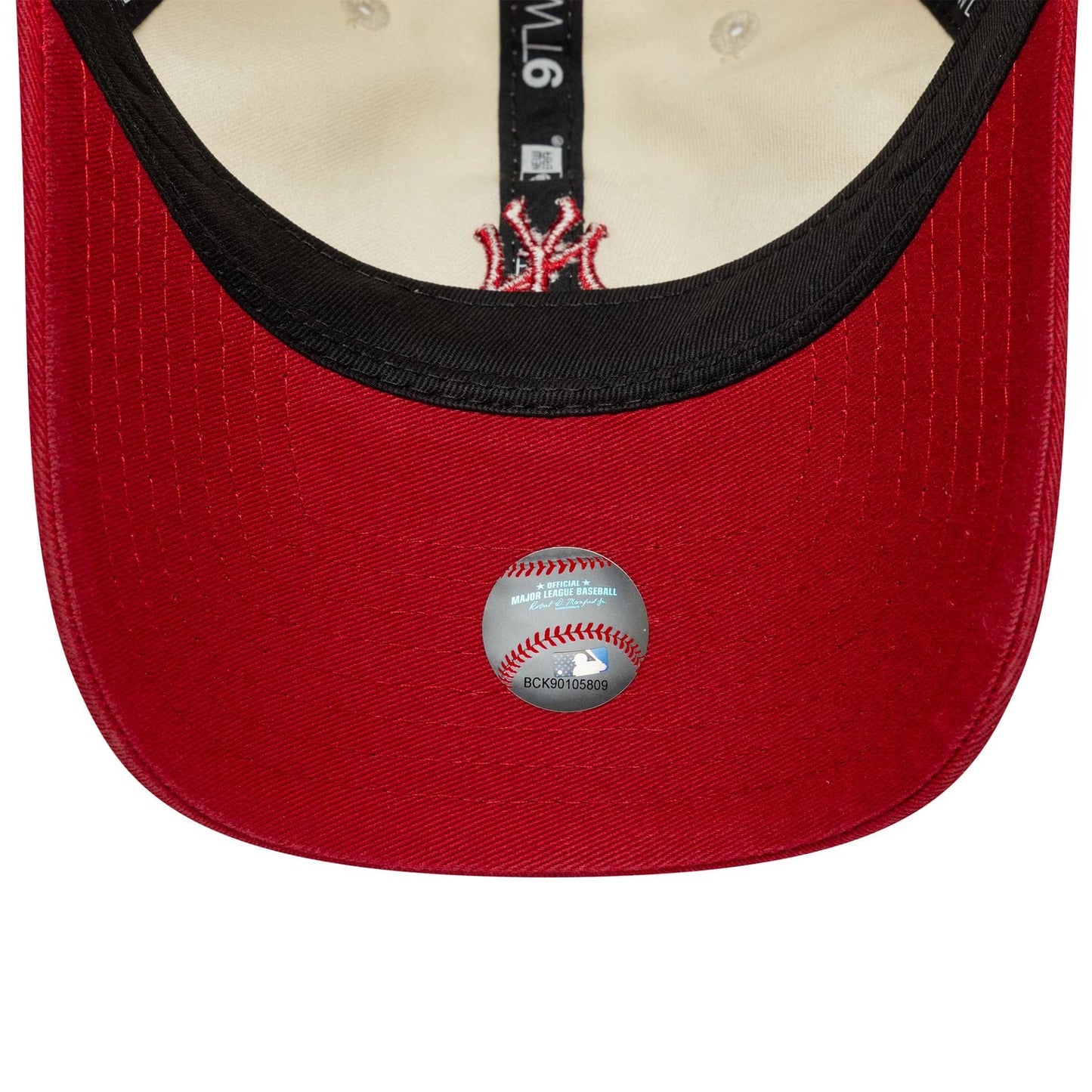 Pictured is this MLB Mini Logo New York Yankees 9TWENTY in Red. 5