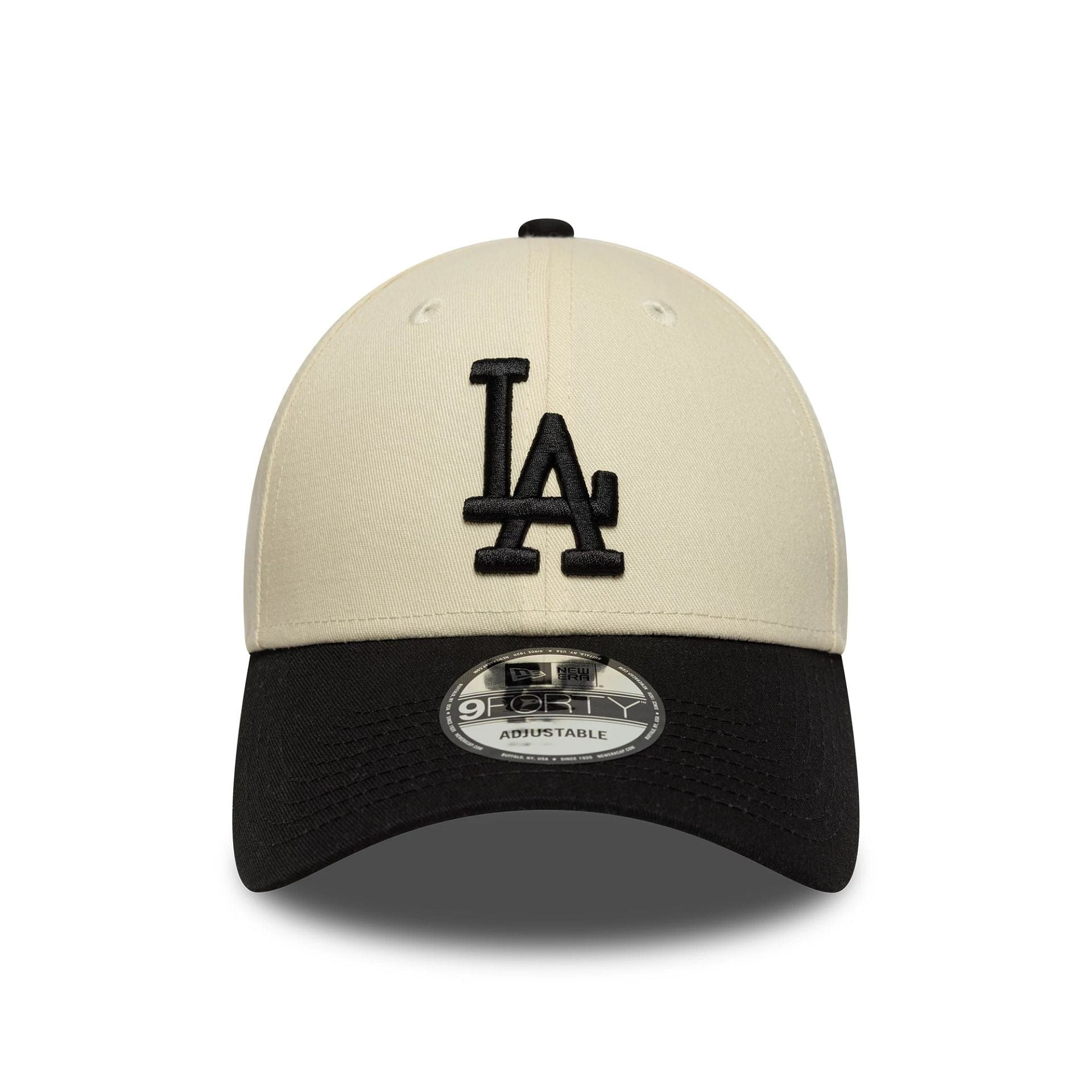 Pictured is this MLB Colour Block LA Dodgers 9FORTY in Cream. 2