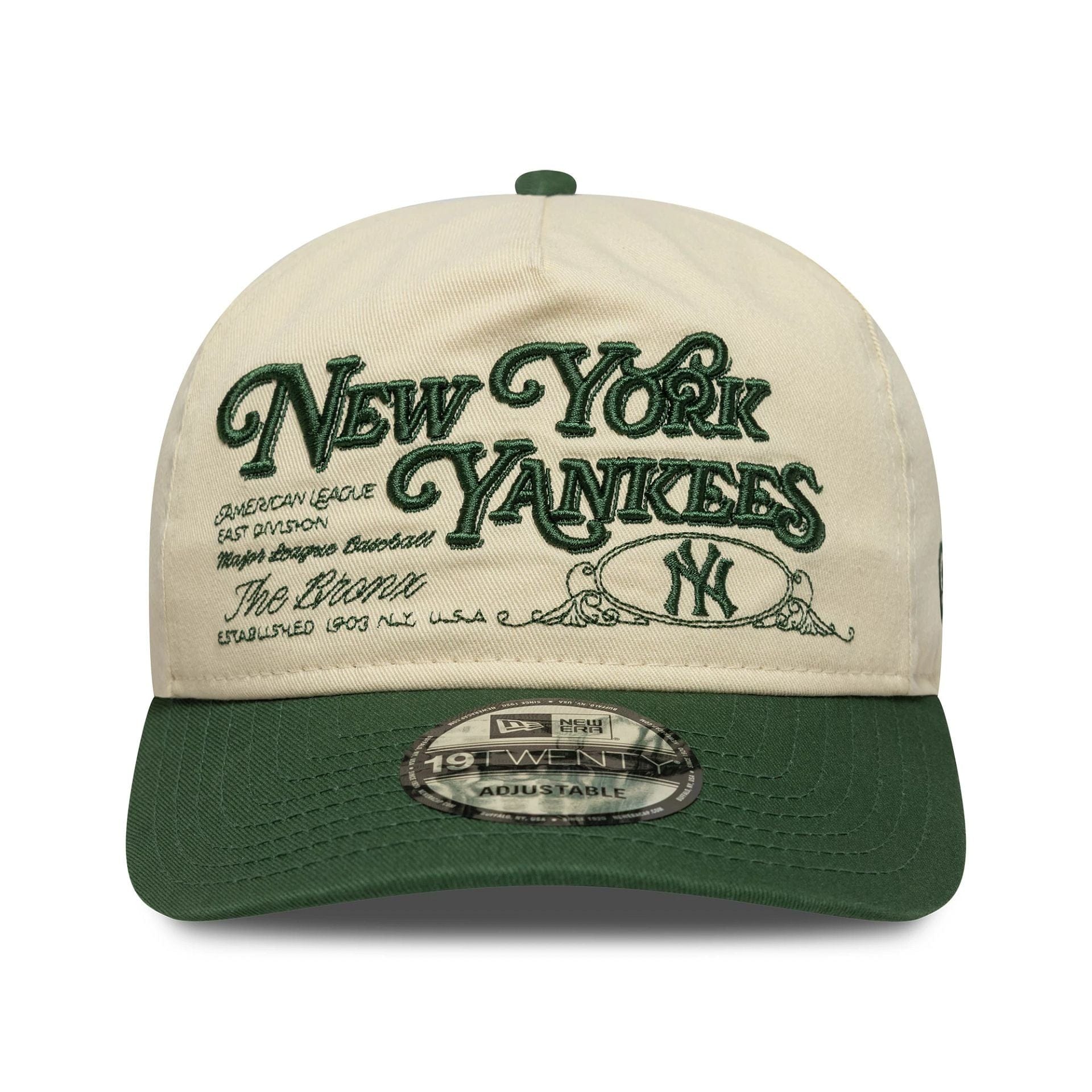 Pictured is this MLB Washed Graphic New York Yankees 19TWENTY in Dark Green. 2