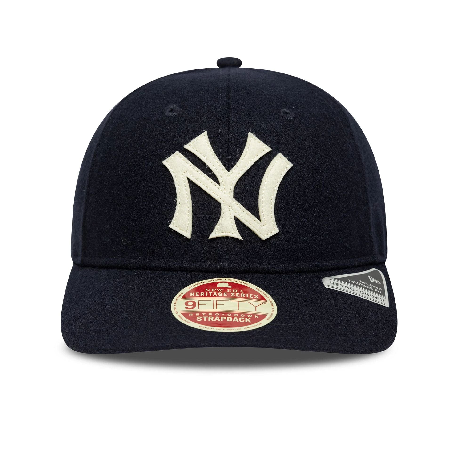 Pictured is this MLB Heritage New York Yankees Retro Crown 9FIFTY in navy. 2