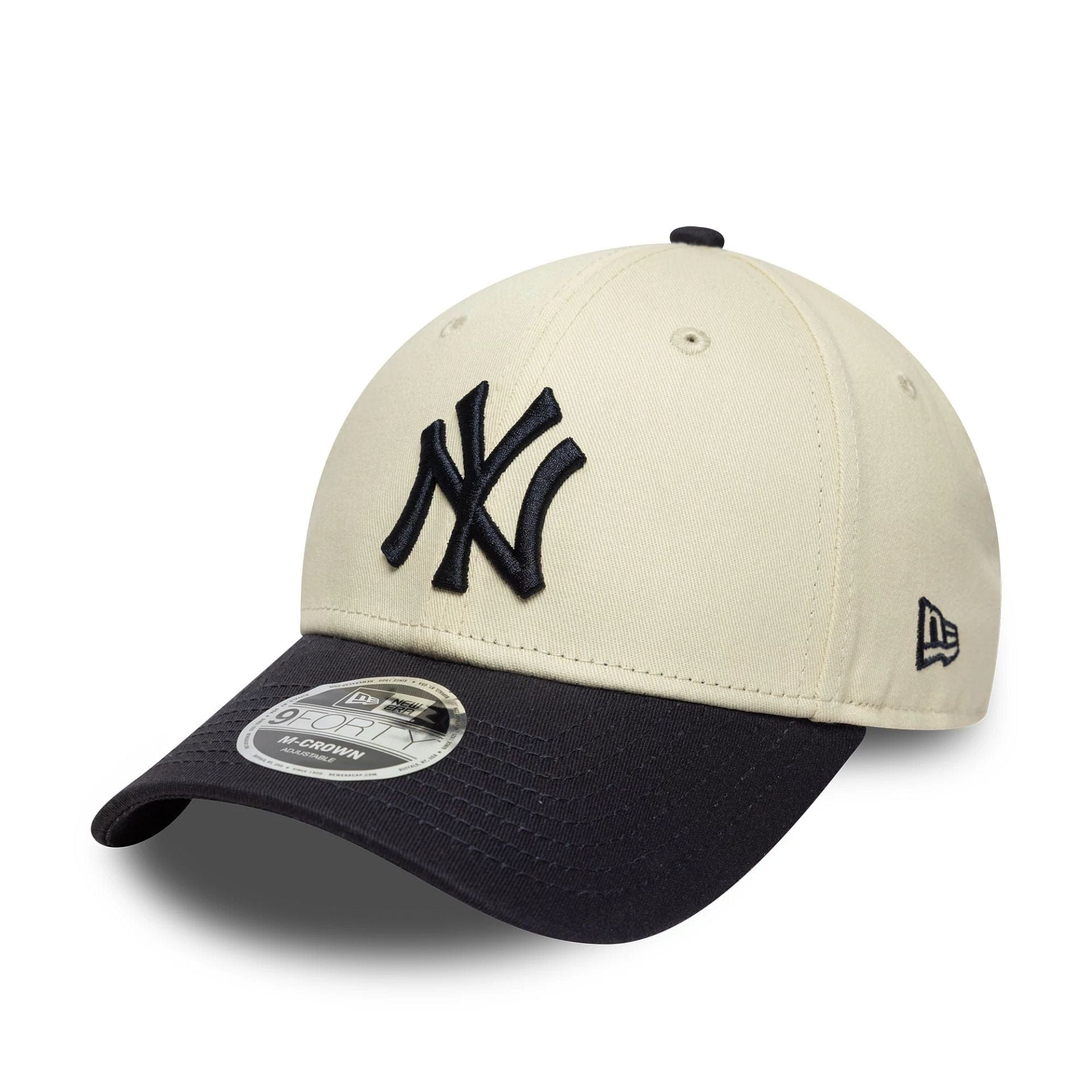 Pictured is this MLB New York Yankees 9FORTY M-Crown in light beige. 1