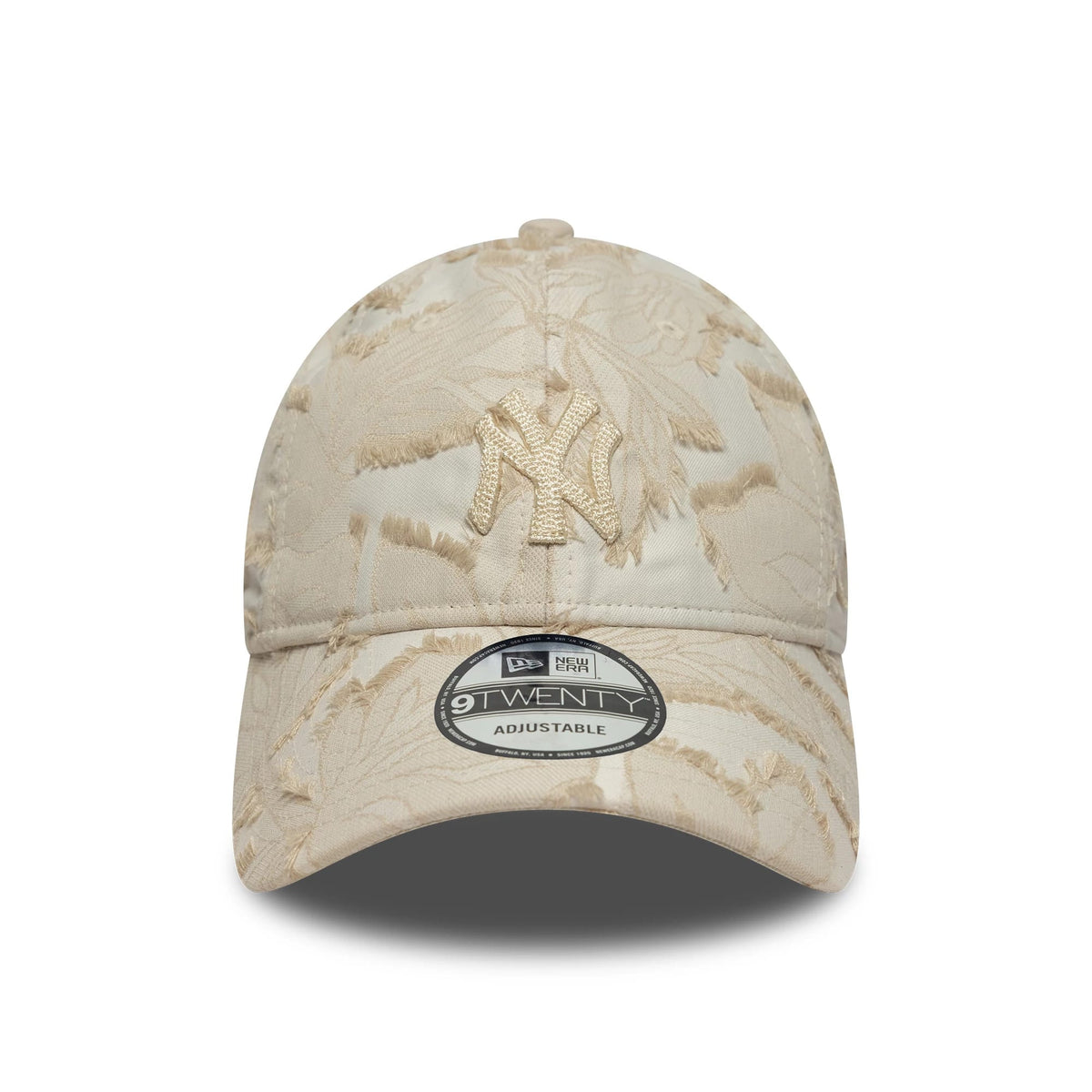 Pictured is this MLB Floral New York Yankees 9TWENTY cap in Cream. 2