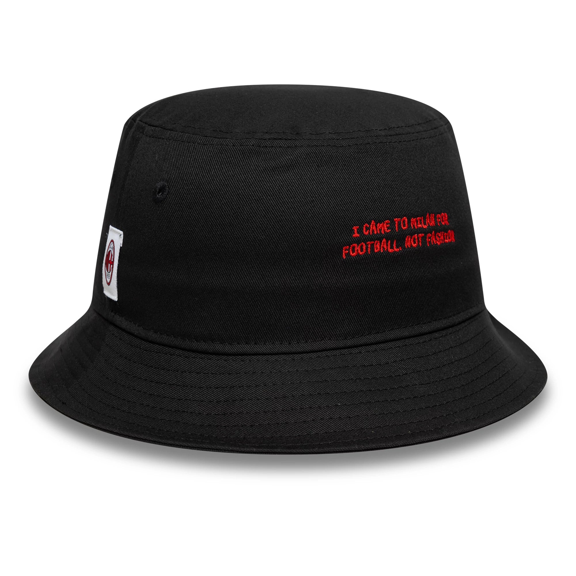 Pictured is this AC Milan Phrase Bucket in black. 1