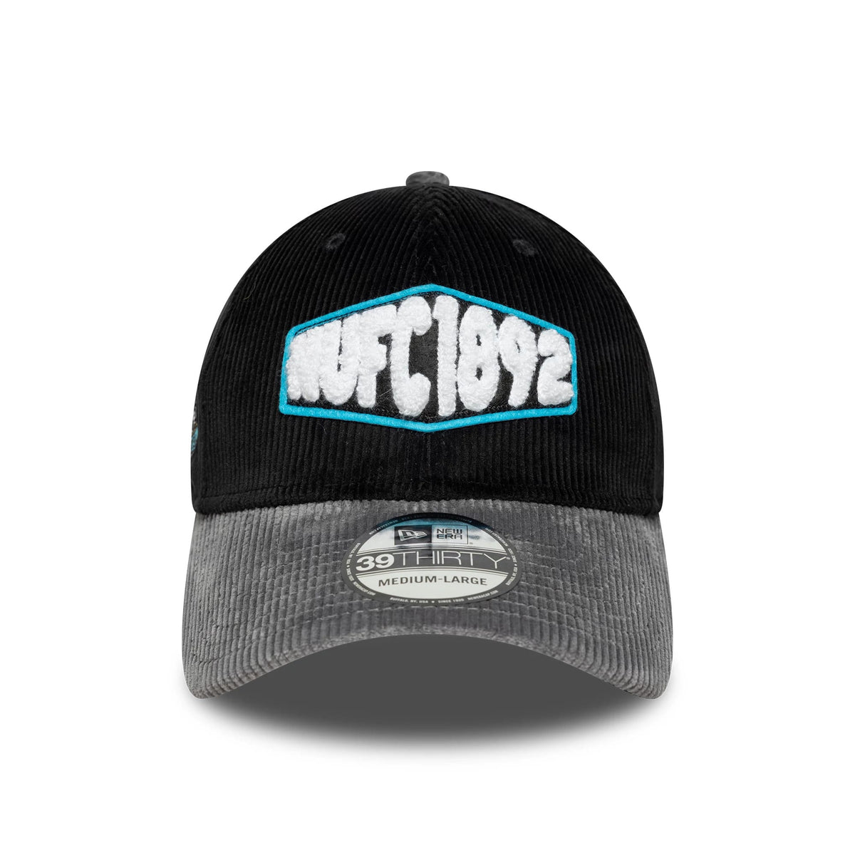 Pictured is this Newcastle United FC Cord 39THIRTY Stretch Fit in black. 2