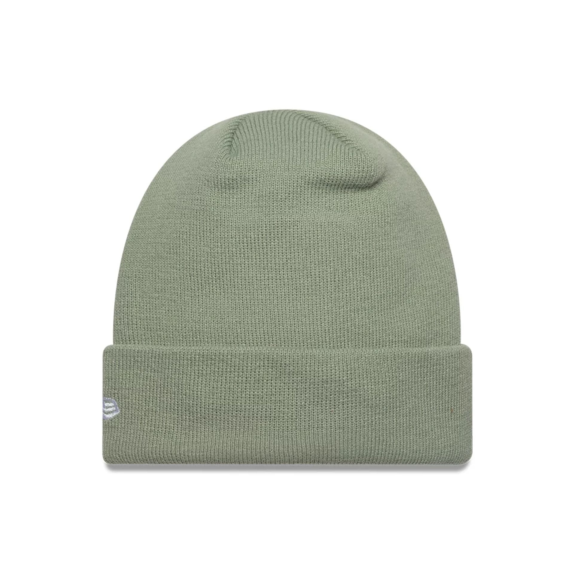 Pictured is this Tottenham Hotspur FC Cuff Knit Beanie hat in pastel green. 2