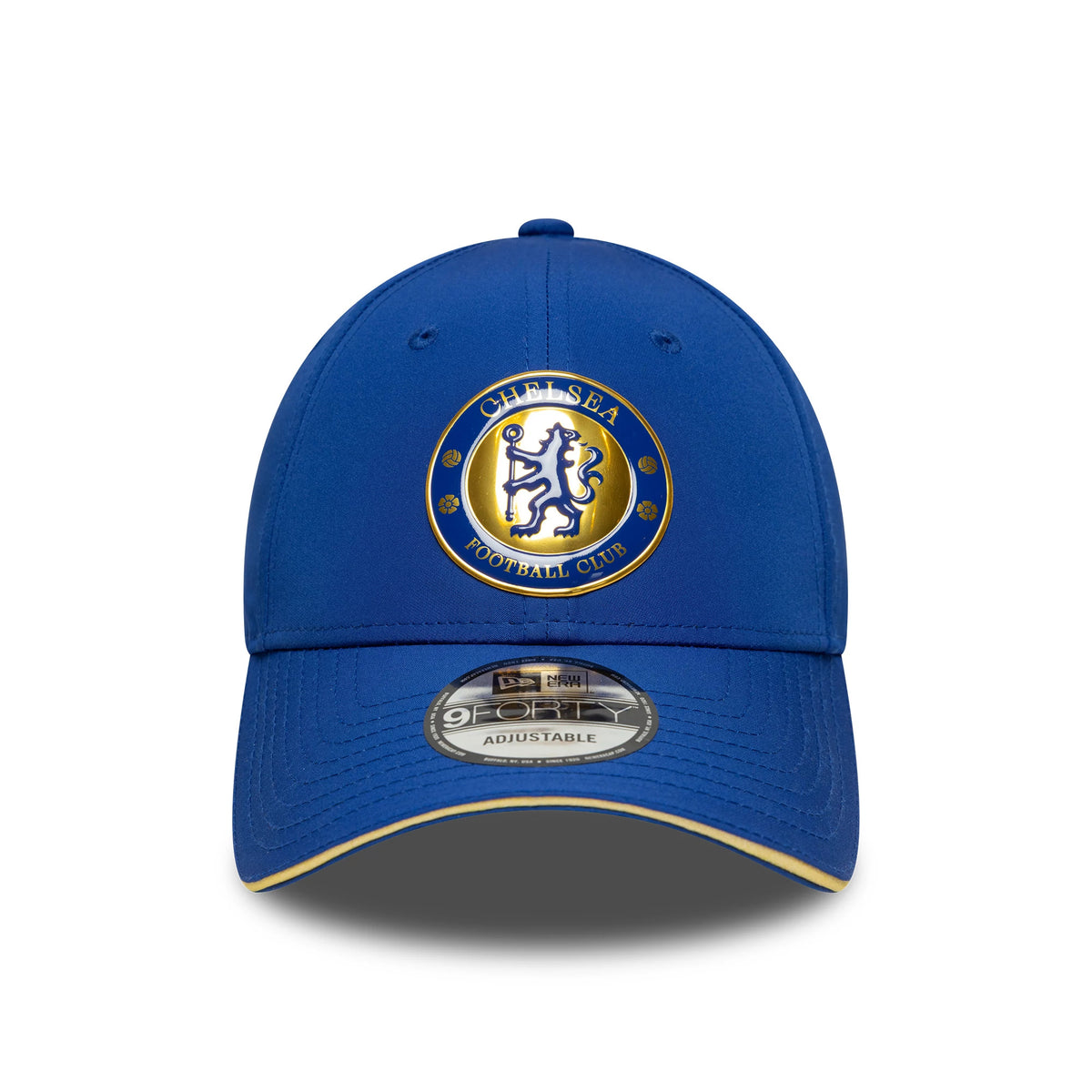Pictured is this Chelsea FC Lion Crest Retro 9FORTY in blue. 2