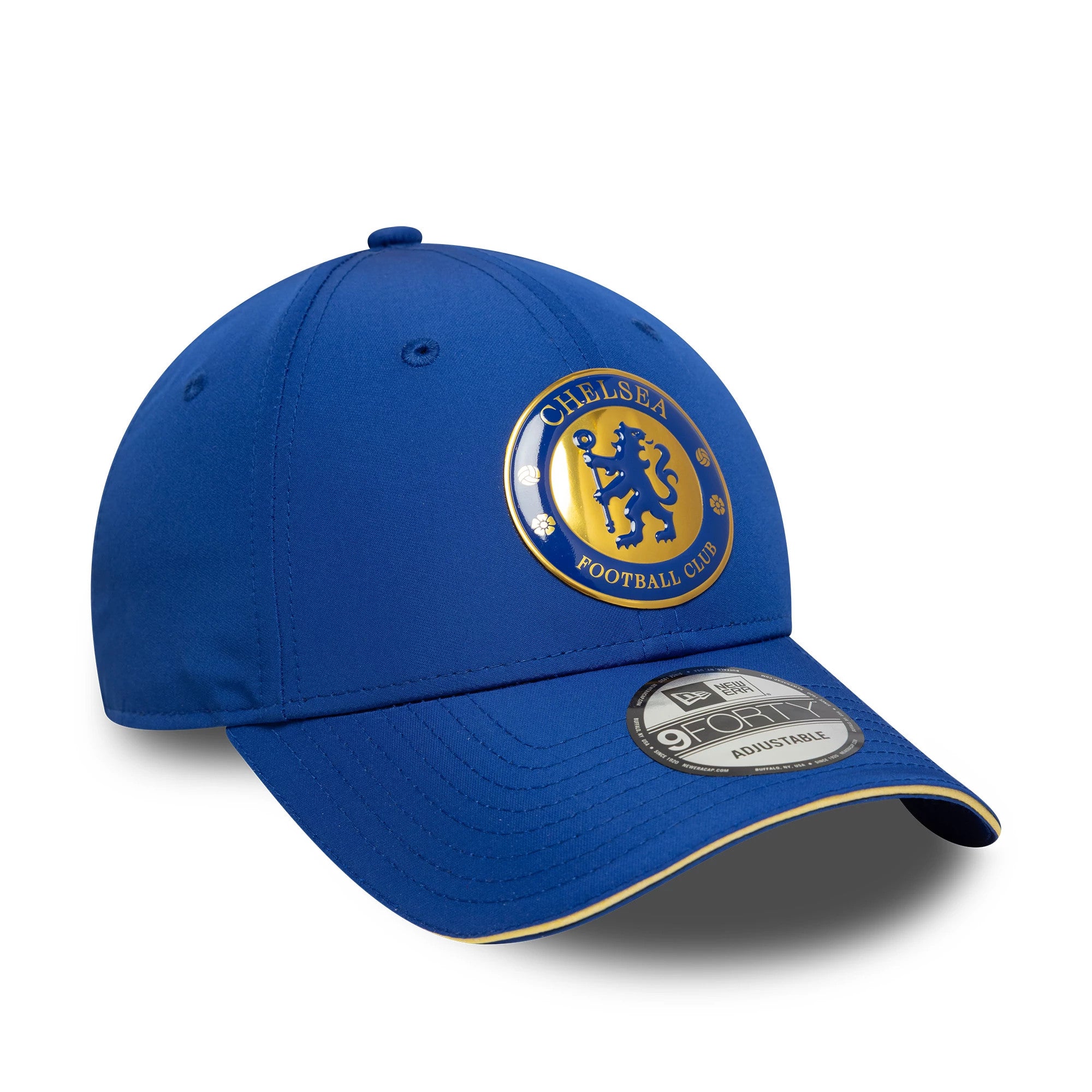 Pictured is this Chelsea FC Lion Crest Retro 9FORTY in blue. 3