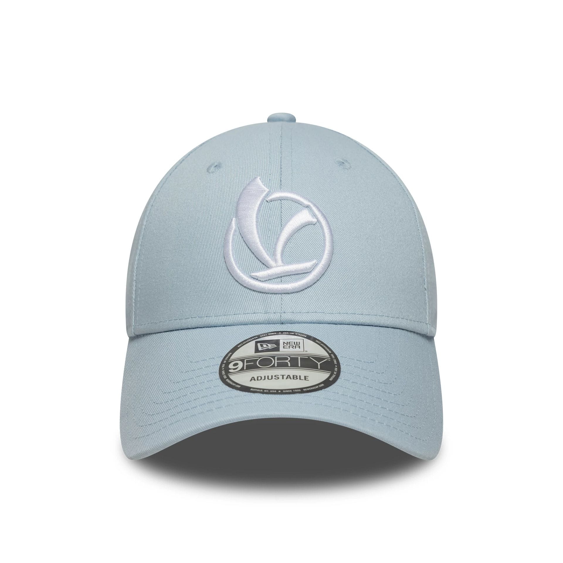 Pictured is this Essential Vespa 9FORTY in pastel blue. 2