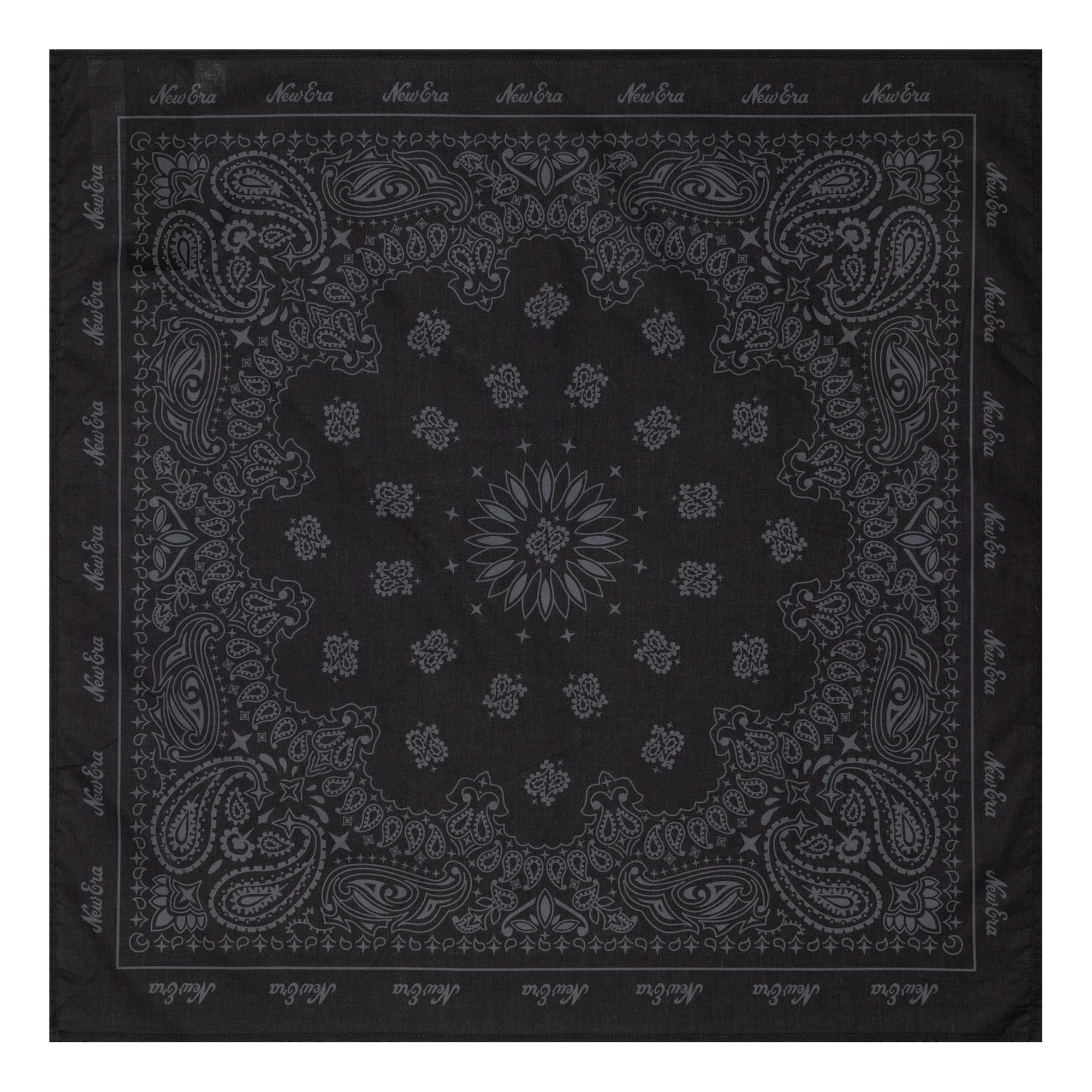 This is a New Era Paisley Black Bandana 1