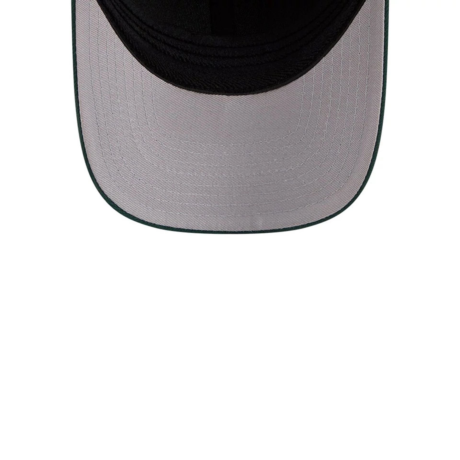 Pictured is this MLB Athletics 39THIRTY M-Crown Stretch Fit cap in dark green. 2