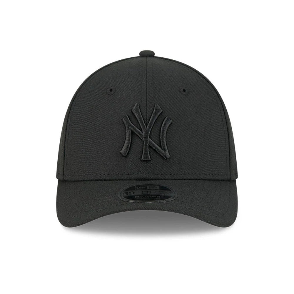 Pictured is this MLB Outline New York Yankees 39THIRTY M-Crown Stretch Fit cap in black. 3