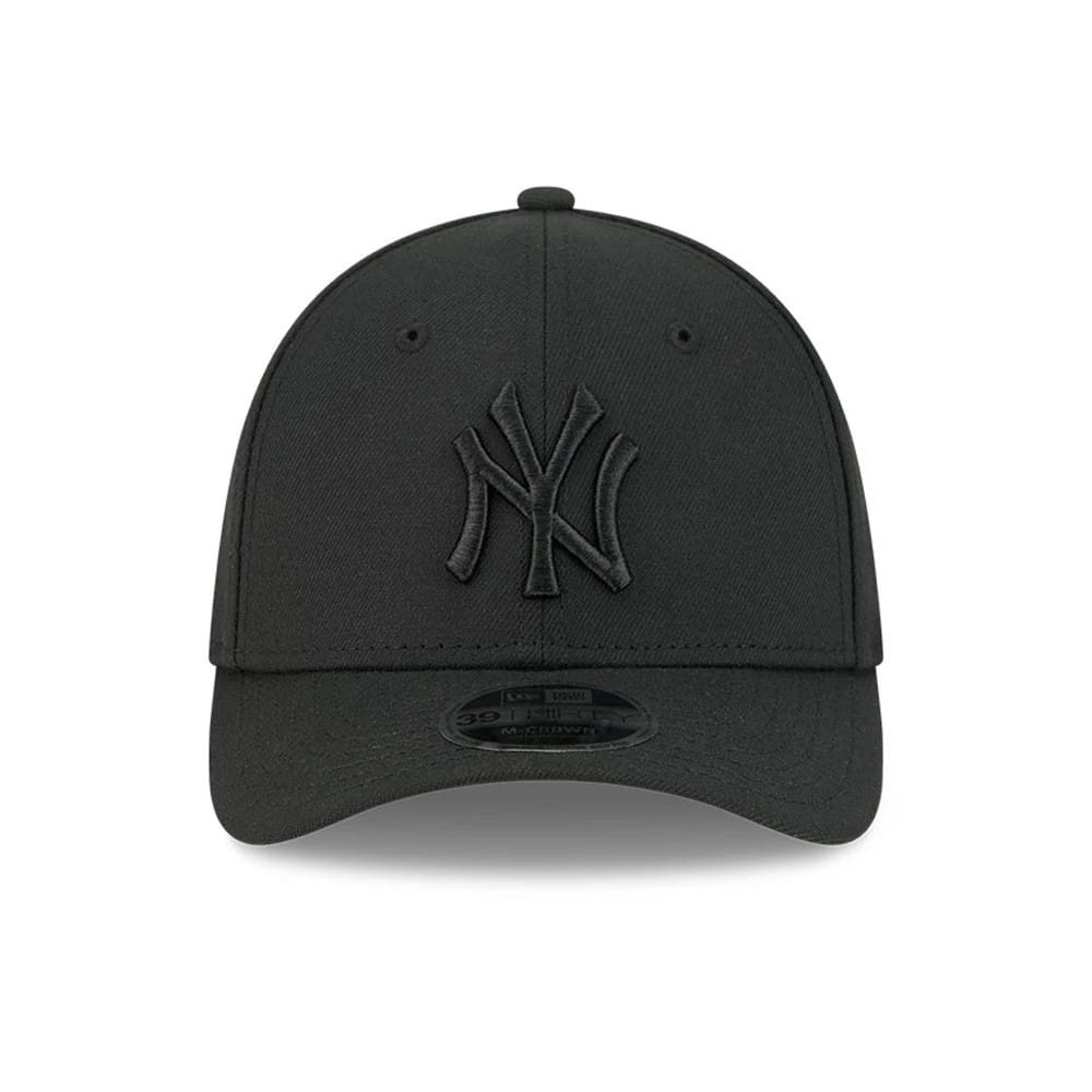 Pictured is this MLB Outline New York Yankees 39THIRTY M-Crown Stretch Fit cap in black. 3