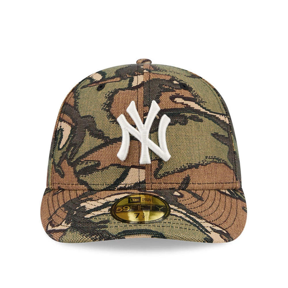 This is a New York Yankees MLB Jacquard Camo 59FIFTY Fitted Cap 3