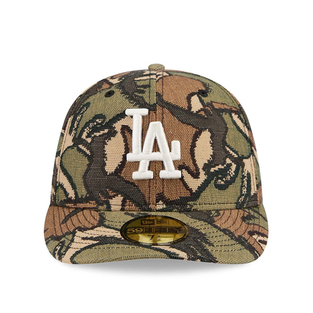 This is a LA Dodgers MLB Jacquard Camo 59FIFTY Fitted Cap 3
