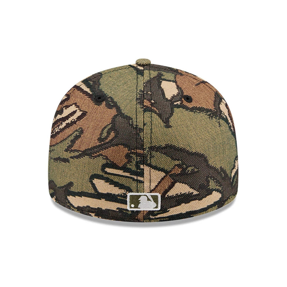 This is a LA Dodgers MLB Jacquard Camo 59FIFTY Fitted Cap 7