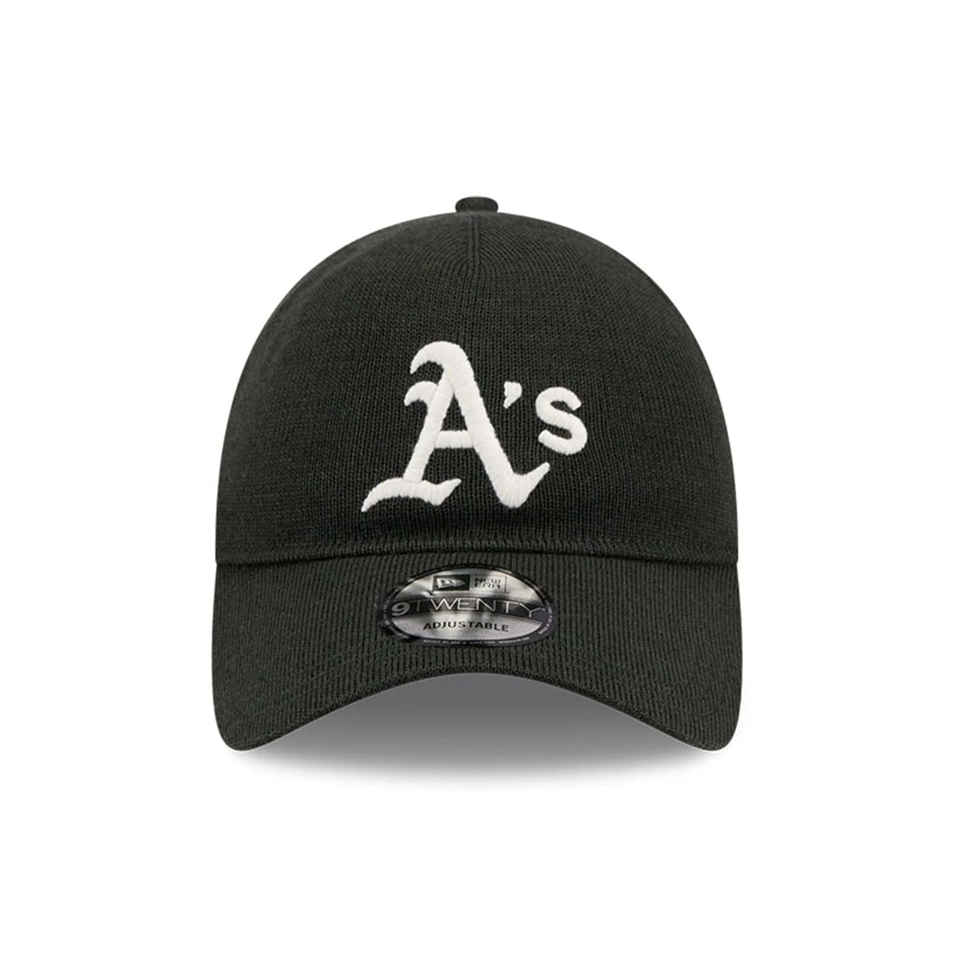This is a Athletics MLB Merino Wool Dark Green 9TWENTY Adjustable Cap 2