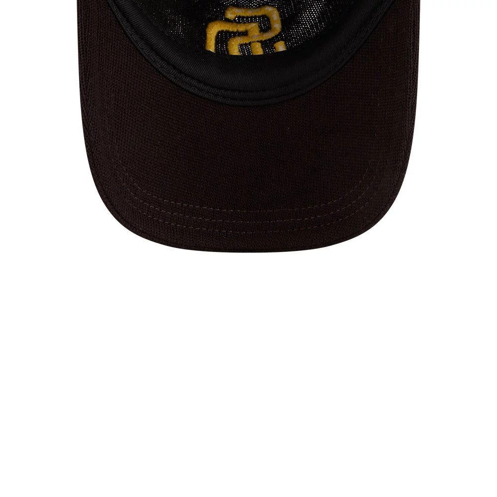 This is a San Diego Padres MLB Merino Wool Dark Brown 9TWENTY Adjustable Cap 7