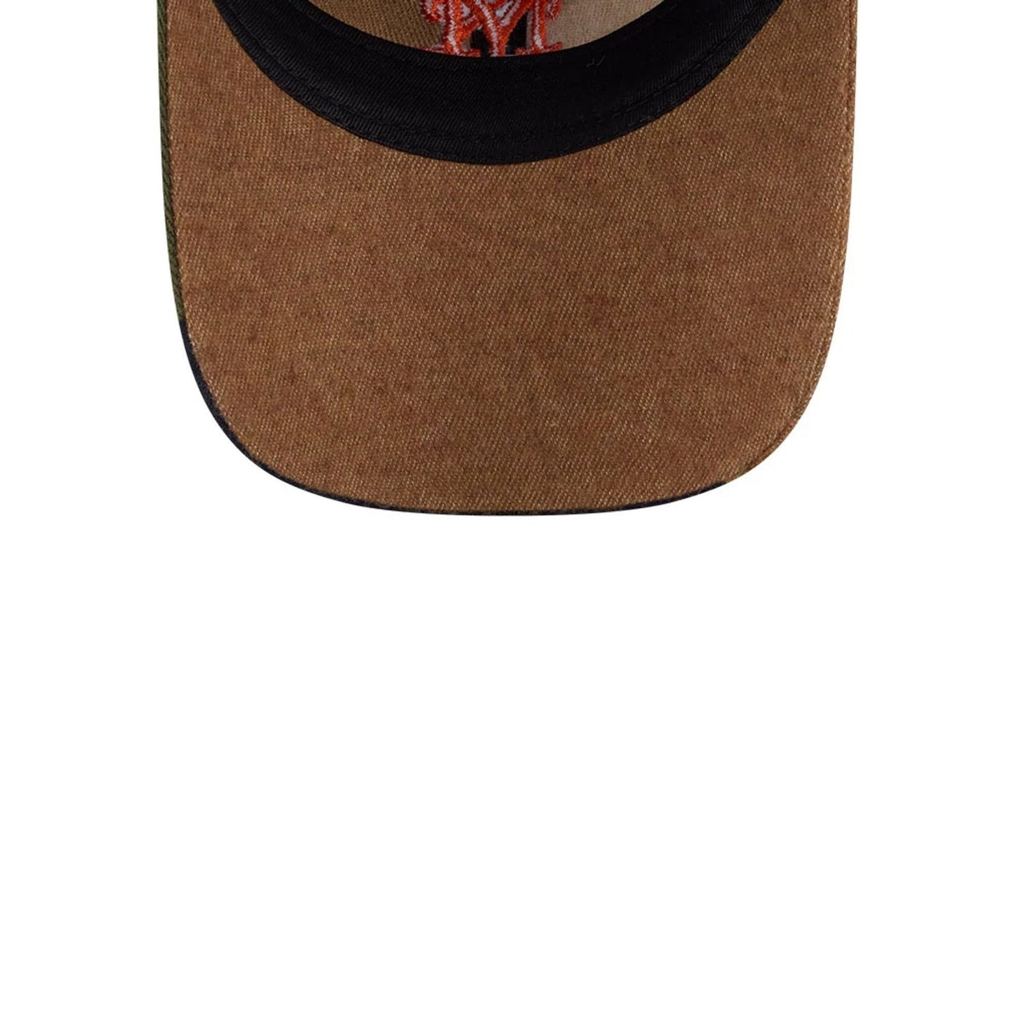 This is a New York Mets MLB Patchwork Open Brown 9TWENTY Adjustable Cap 7