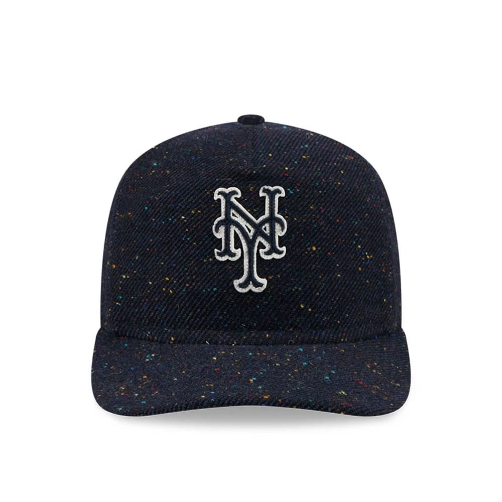 This is a New York Mets MLB Speckled Wool Navy 19TWENTY Adjustable Cap 4
