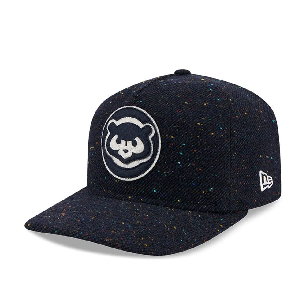 This is a Chicago Cubs MLB Speckled Wool Navy 19TWENTY Adjustable Cap 1