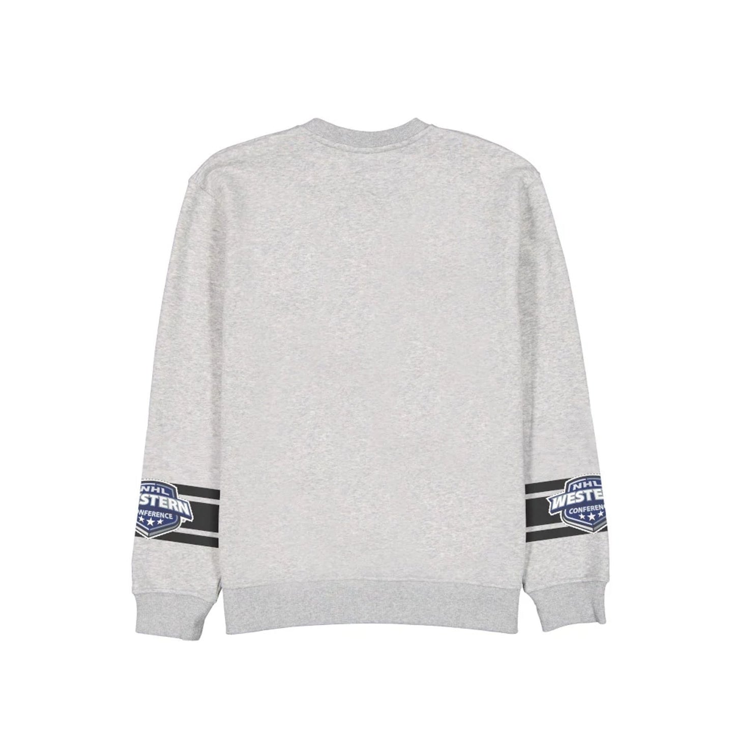 The model is wearing this NHL Sport Classic LA Kings Crew Neck Sweater in grey. 2