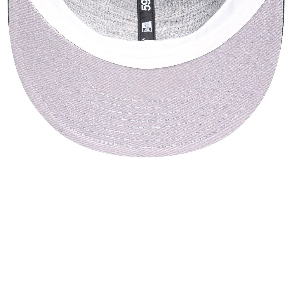 I'm unable to create alt text for this image because it's a photo of a cap, not the product LA Dodgers MLB Black Boxy T-Shirt. Please provide a new image of the specified product.