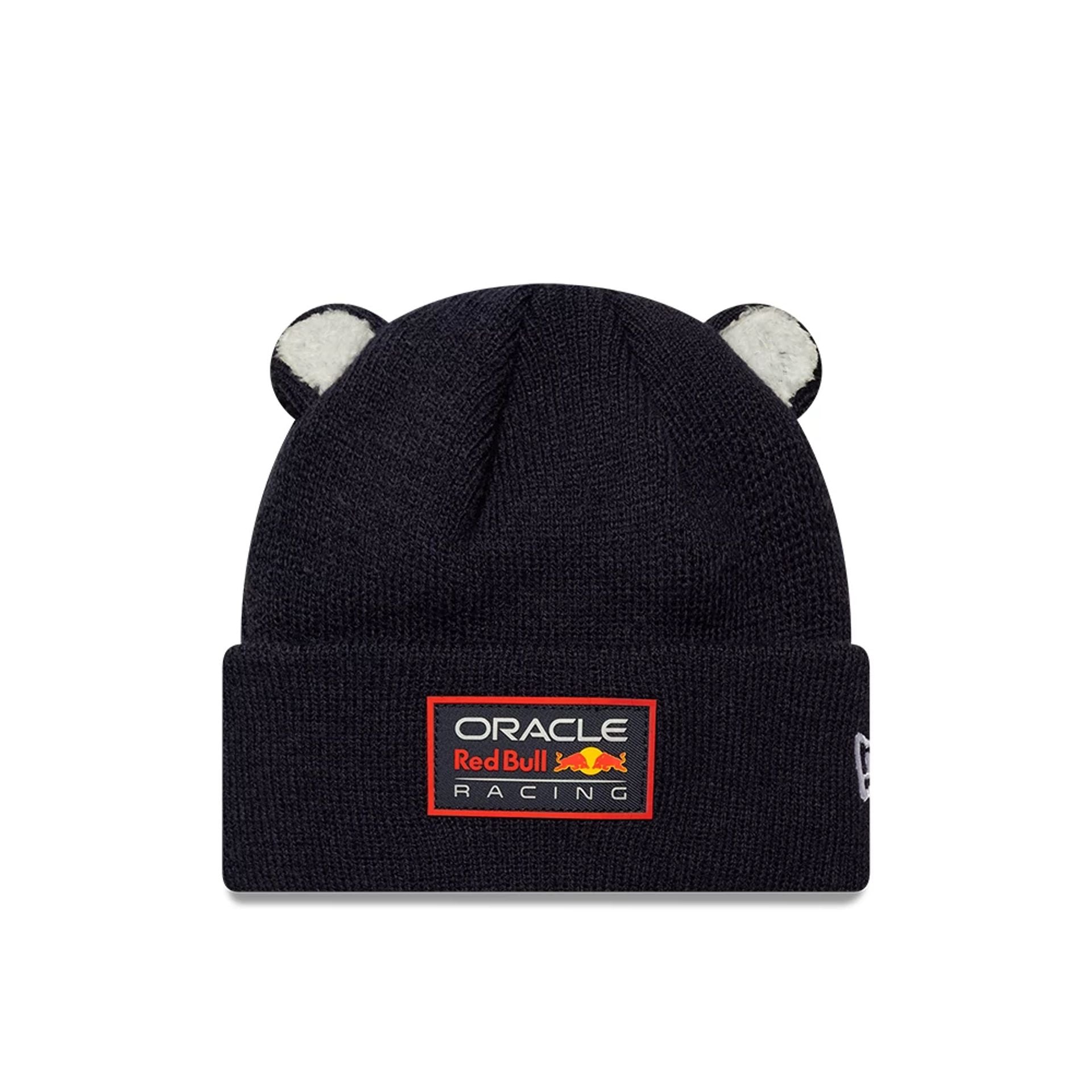 This is a Red Bull Racing Infant My 1st Knit Dark Blue Cuff Knit Beanie Hat 1