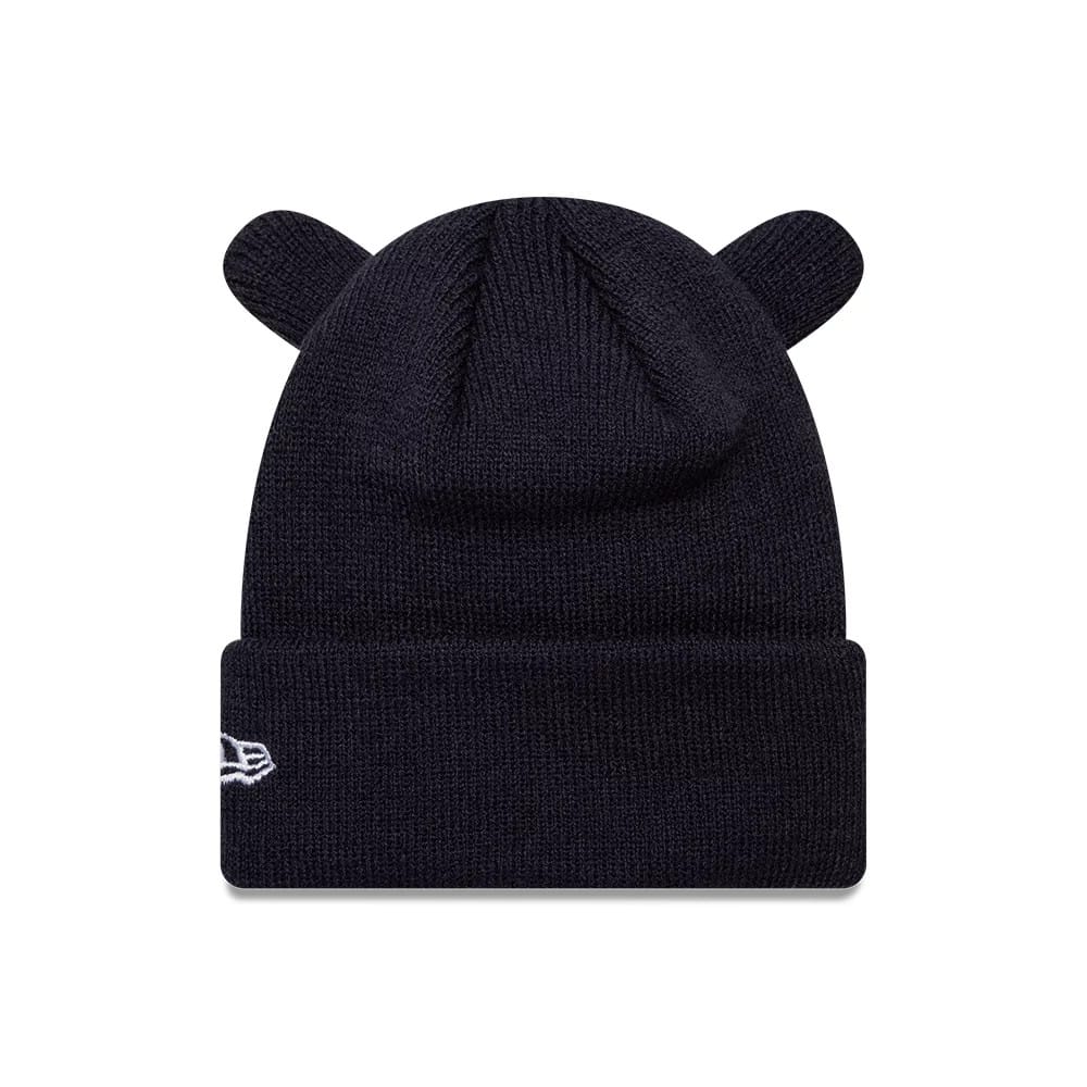 This is a Red Bull Racing Toddler Ears Dark Blue Cuff Knit Beanie Hat 2