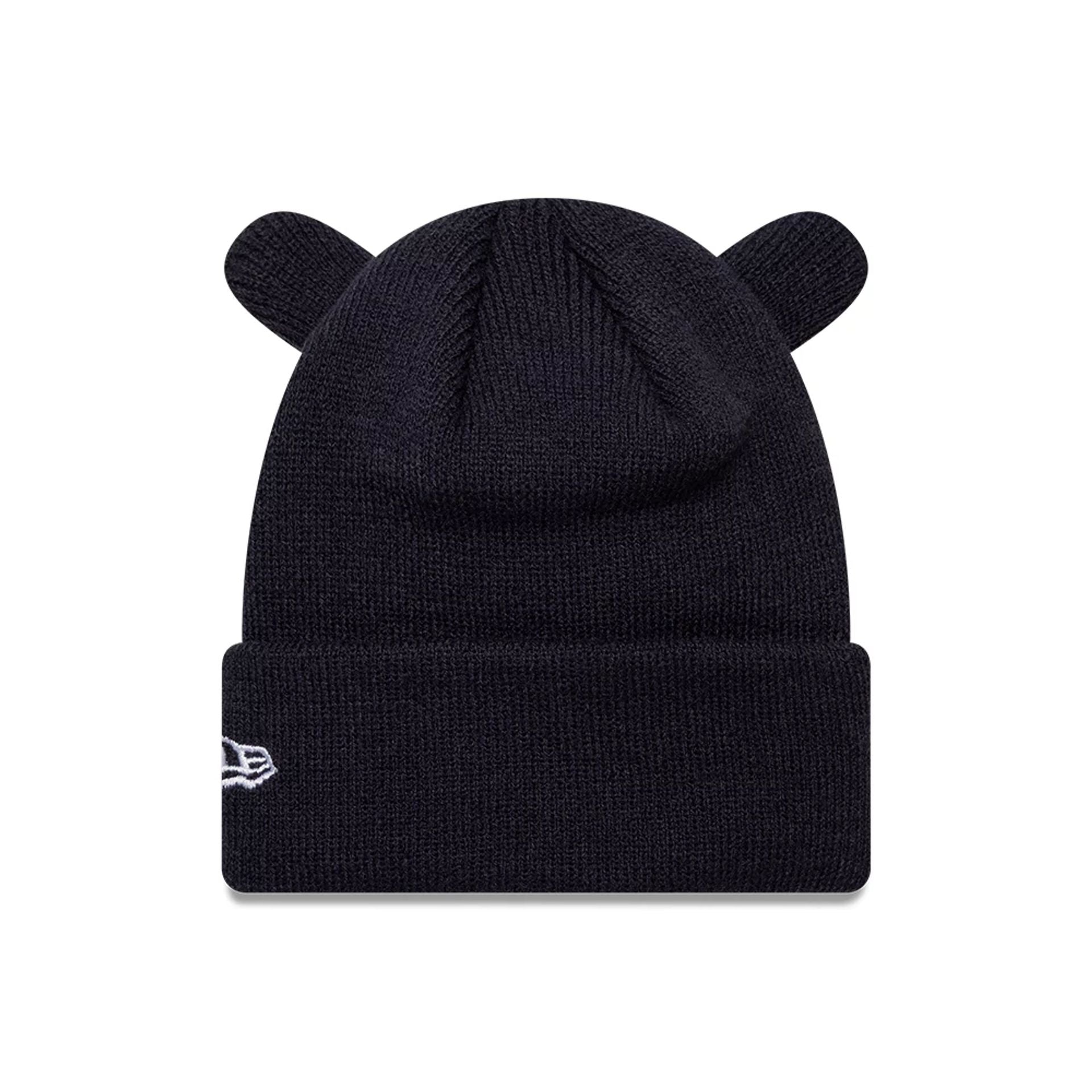 This is a Red Bull Racing Toddler Ears Dark Blue Cuff Knit Beanie Hat 2