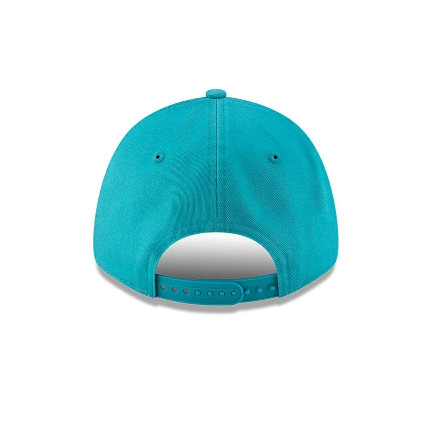 This is a Miami Dolphins NFL Madrid Game 2025 Turquoise 9FORTY Adjustable Cap 7