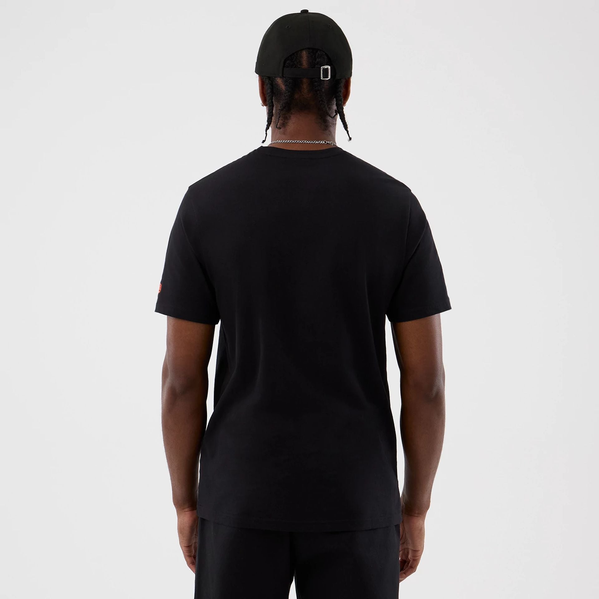 The Male model is wearing New York Yankees MLB Back To School Black T-Shirt 2