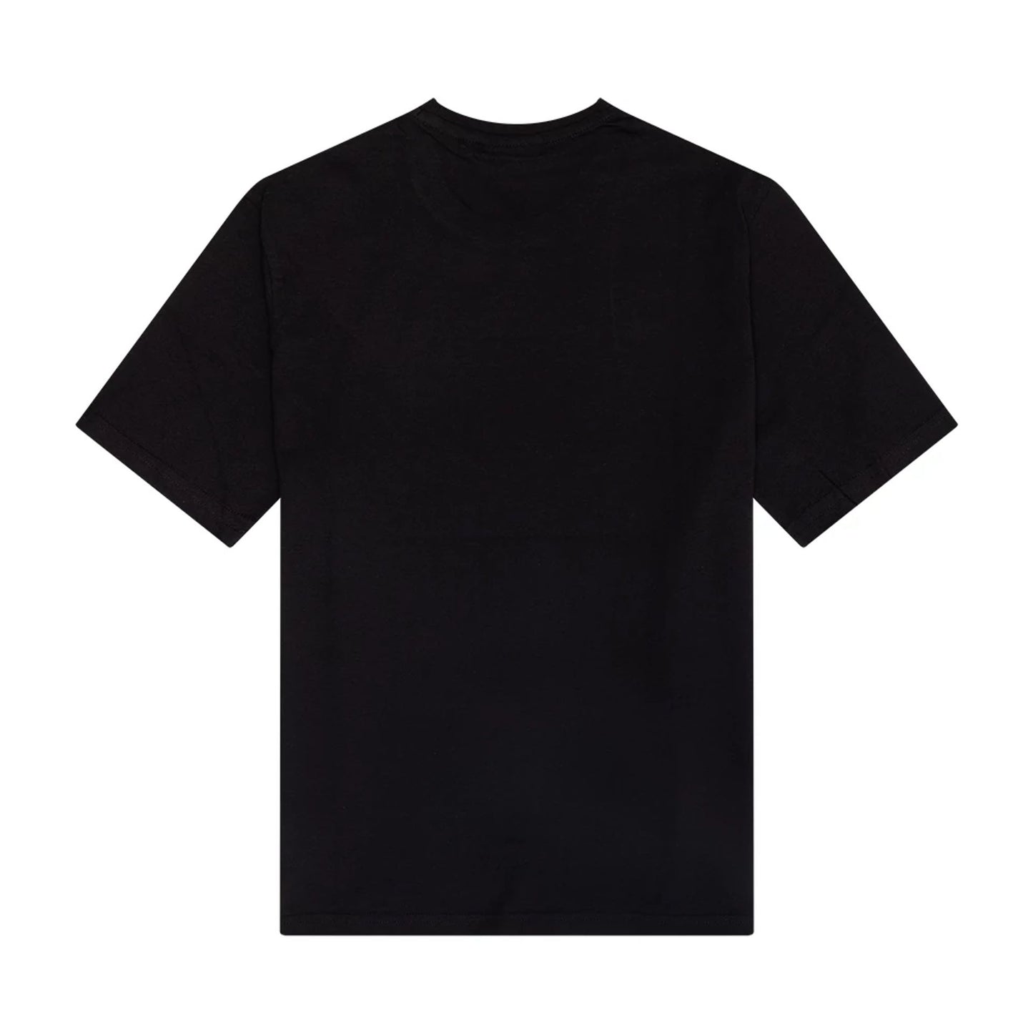 The Male model is wearing New York Yankees MLB Large Logo Graphic Black T-Shirt 2