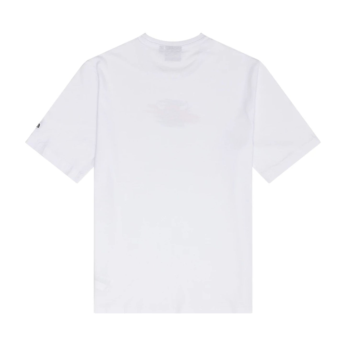 The Male model is wearing Chicago Bulls NBA Paint Graphic White T-Shirt 2