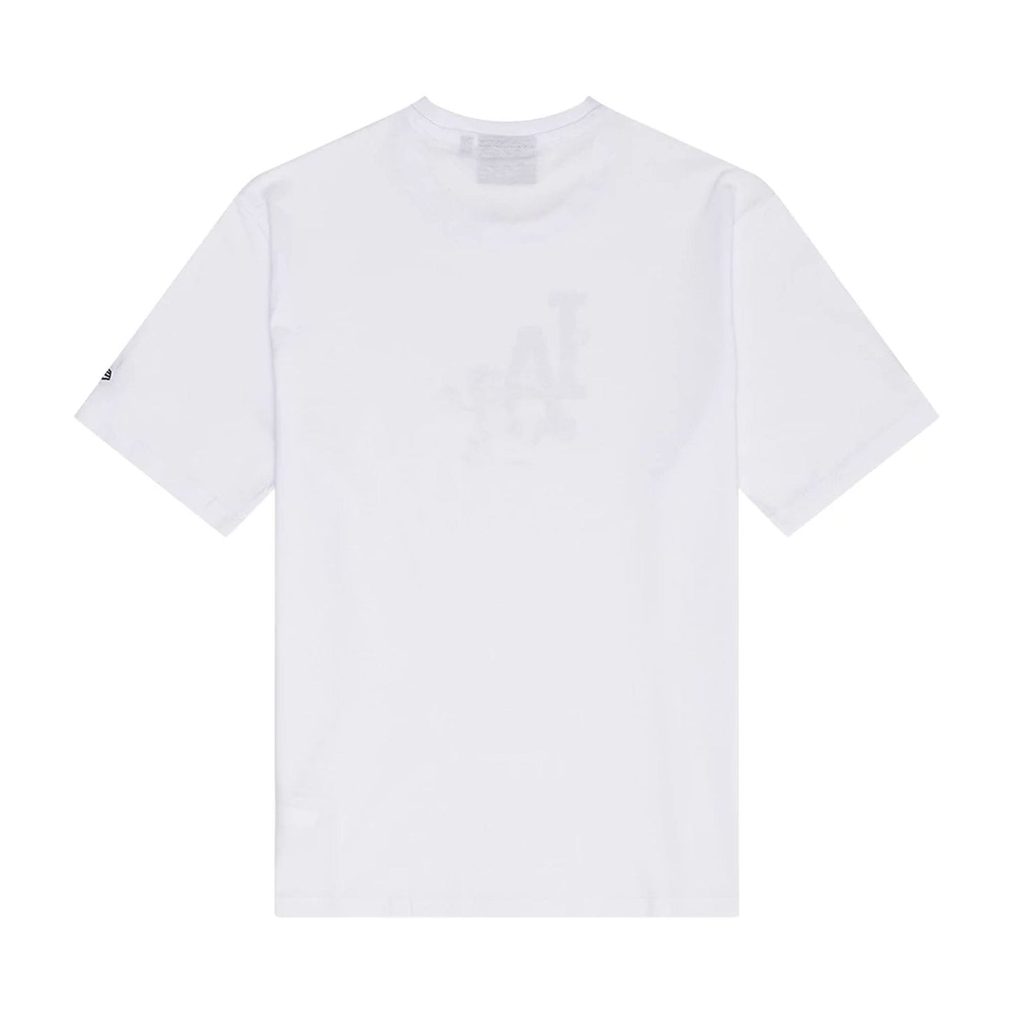 The Male model is wearing LA Dodgers MLB Food Graphic White T-Shirt 2