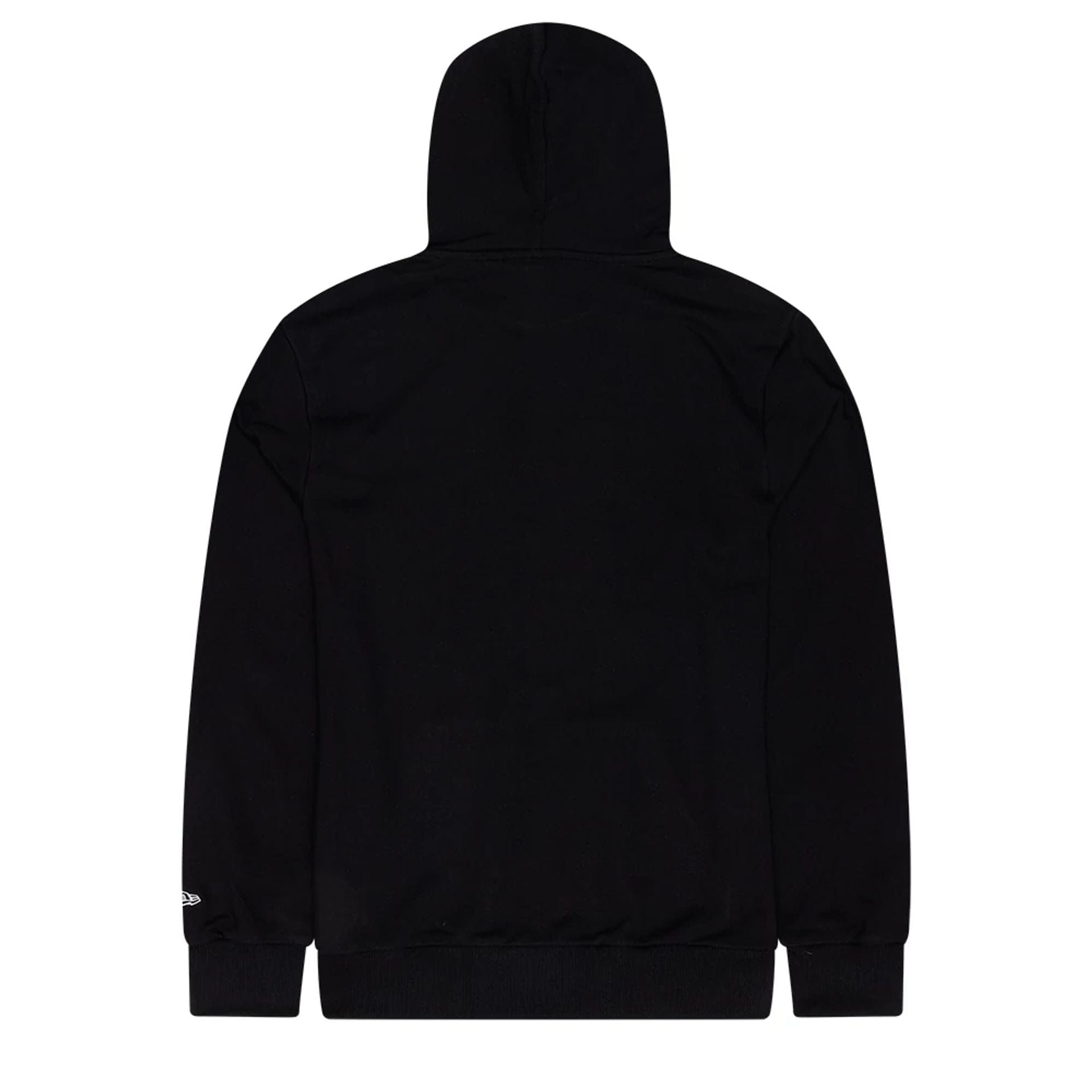 The Male model is wearing Chicago Bulls NBA Graphic Black Pullover Hoodie 2